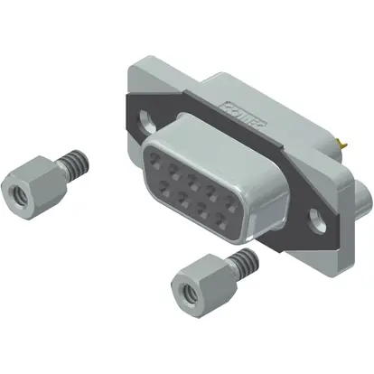 D-Sub Buchse, 9-polig, bestückt, gerade, Lötkelch, 15-009623 Garantierte Lieferung