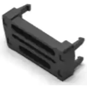 Zugentlastung, schwarz für Flachbandkabel, 747275-3 Preiswert