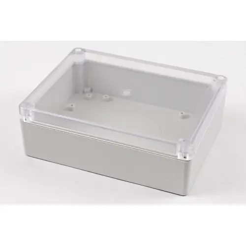 Expressversand PC Gehäuse, (L x B x H) 165 x 125 x 55 mm, lichtgrau (RAL 7035), IP65, RP1230C