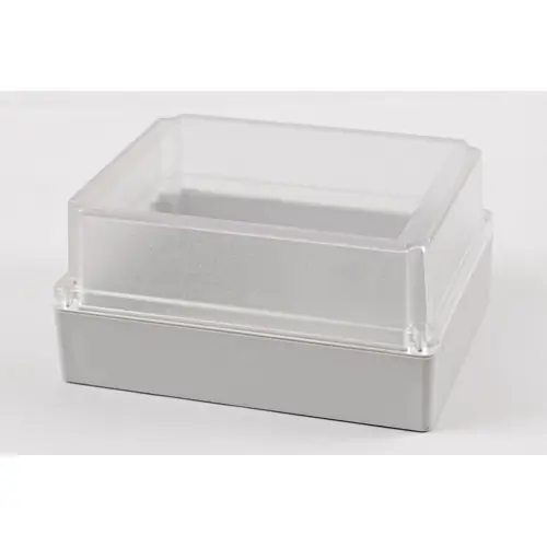 Geprüft PC Gehäuse, (L x B x H) 186 x 146 x 90 mm, lichtgrau (RAL 7035), IP65, RP1370C