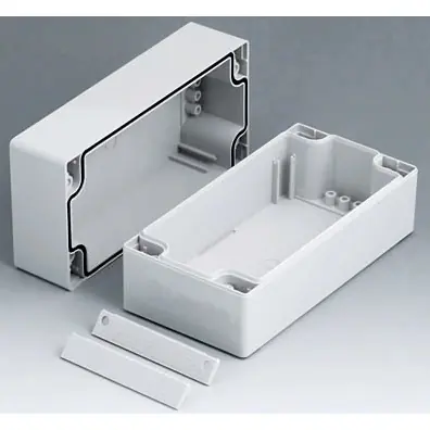 ABS Gehäuse, (L x B x H) 80 x 80 x 80 mm, lichtgrau (RAL 7035), IP66, C2108161 Kostenloser Rückversand