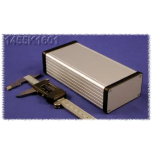 Super-Preis Aluminium Gehäuse, (L x B x H) 160 x 78 x 43 mm, natur, IP54, 1455K1601