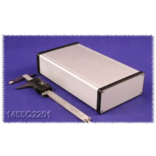 Top-Preis Aluminium Gehäuse, (L x B x H) 220 x 125 x 52 mm, natur, IP54, 1455Q2201