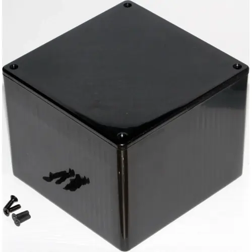 ABS Gehäuse, (L x B x H) 120 x 120 x 94 mm, schwarz (RAL 9005), IP54, 1591VBK Begrenztes Angebot