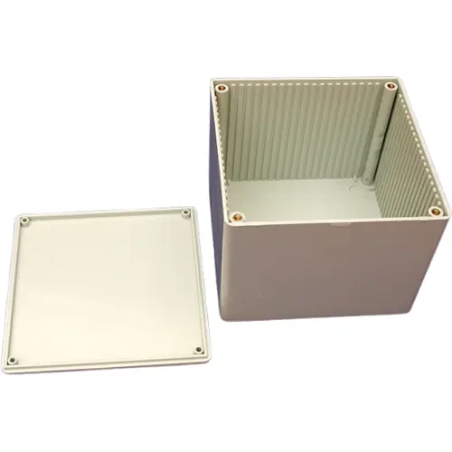 ABS Gehäuse, (L x B x H) 120 x 120 x 94 mm, lichtgrau (RAL 7035), IP54, 1591VGY Top-Seller