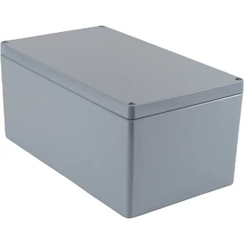 Wasserdichtes Druckguss-Gehäuse, 400 x 230 x 180, Grau Sonderangebot