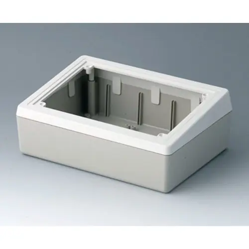 ABS Gehäuse, (L x B x H) 118 x 180 x 70 mm, grauweiß, IP40, A9086365 Direktkauf