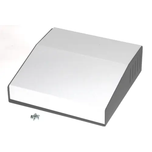 Stahl Gehäuse, (L x B x H) 183 x 180 x 34 mm, grau, 500-0930 Preiswert