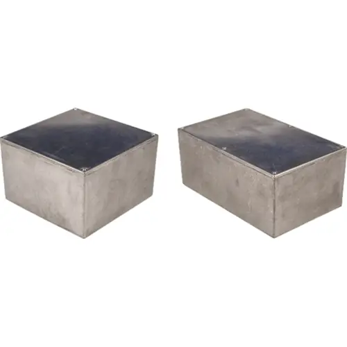 Super-Preis Aluminium-Druckguss HF-Gehäuse, (L x B x H) 92 x 38 x 31 mm, natur, IP54, 27969PSLA