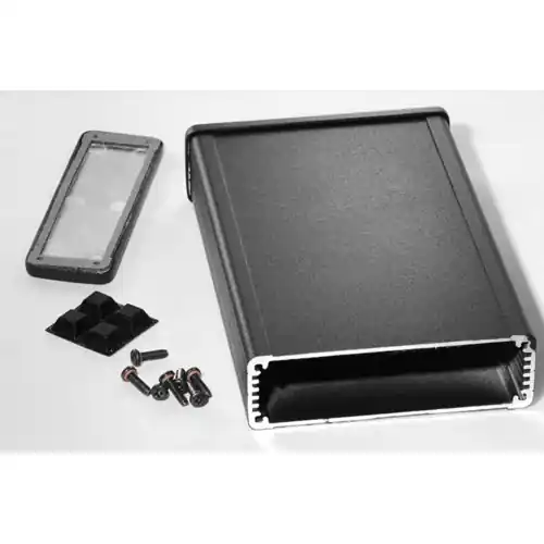 Top-Preis Aluminium HF-Gehäuse, (L x B x H) 120 x 104 x 55 mm, natur, IP54, 1457N1601E