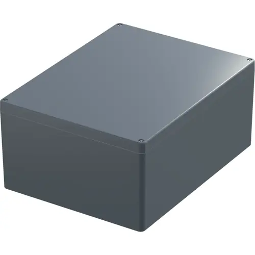 Top-Seller Aluminium HF-Gehäuse, (L x B x H) 310 x 402 x 180 mm, silbergrau, IP65, 26880-013
