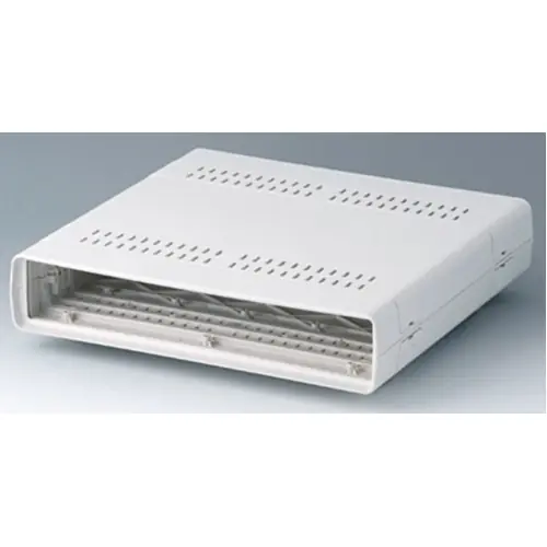 19 Zoll Gehäuse, 42 TE, (B x H x T) 260 x 54 x 250 mm, ABS, grauweiß, A0214270 Heißes Angebot