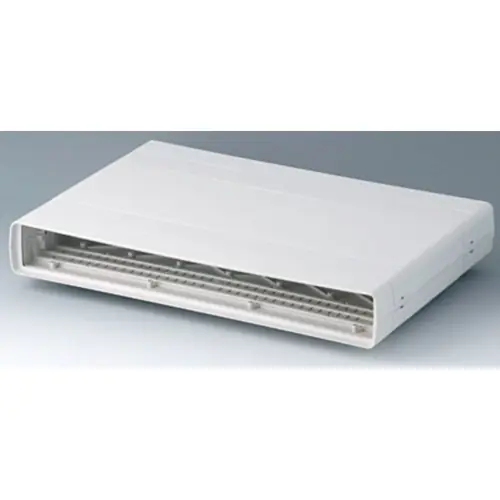 19 Zoll Gehäuse, 63 TE, (B x H x T) 367 x 54 x 250 mm, ABS, grauweiß, A0216070 Top-Angebot