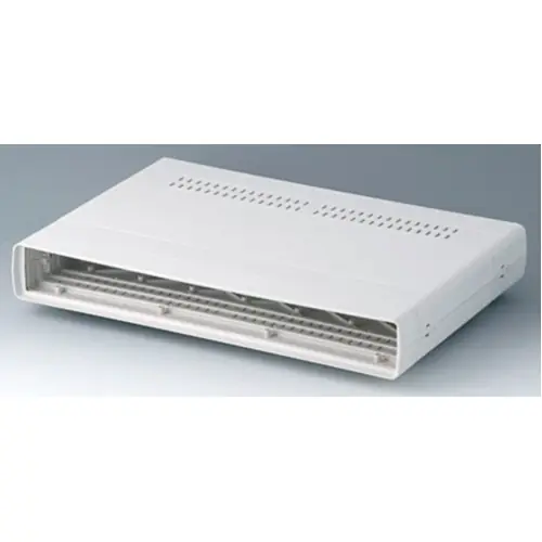 19 Zoll Gehäuse, 63 TE, (B x H x T) 367 x 54 x 250 mm, ABS, grauweiß, A0216170 Gratis Versand