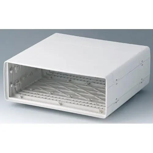 19 Zoll Gehäuse, 42 TE, (B x H x T) 260 x 98.5 x 250 mm, ABS, grauweiß, A0224070 Sonderaktion