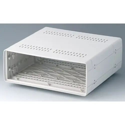 19 Zoll Gehäuse, 42 TE, (B x H x T) 260 x 98.5 x 250 mm, ABS, grauweiß, A0224270 Aktuell