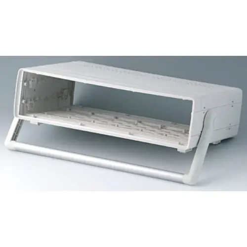 19 Zoll Gehäuse, 63 TE, (B x H x T) 367 x 98.5 x 250 mm, ABS, grauweiß, A0226570 Markenprodukt