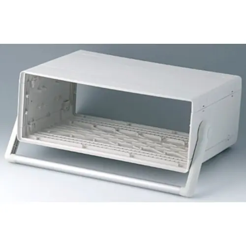 19 Zoll Gehäuse, 63 TE, (B x H x T) 367 x 143 x 250 mm, ABS, grauweiß, A0236470 Garantierte Lieferung