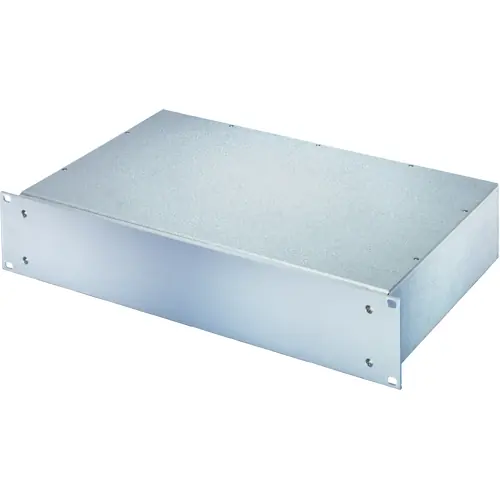 19 Zoll Einschub, 2 HE, (B x H x T) 447 x 88.1 x 340 mm, Stahl, silber, 20860-127 Jetzt Bestellen