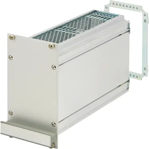 Top-Seller 19 Zoll Kassettenbausatz, 3 HE/42 TE, (T) 167 mm, Aluminium, grau, 24812-342