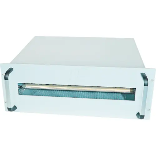 Markenware 19 Zoll Einschub, 4 HE, (B x T) 482.6 x 460 mm, Aluminium/Stahlblech, lichtgrau, 205-584-40