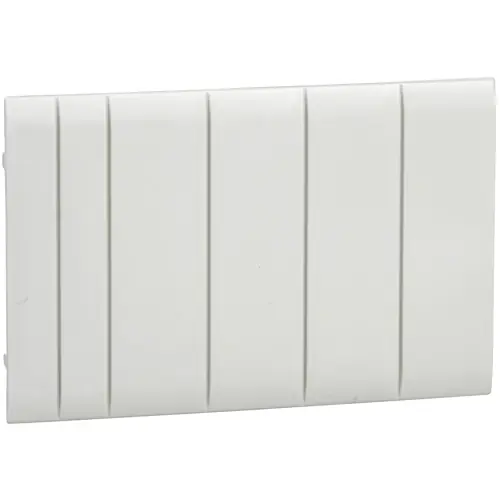 Neuheit Abdeckstreifen, 10 Stück, rechteckig, für 5 TE, 13940