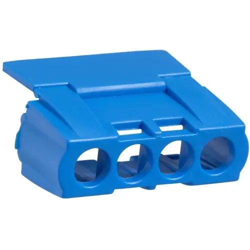 Top-Angebot Isolierstoffabdeckung, 4-Loch, blau, für Klemmenblöcke, 13589