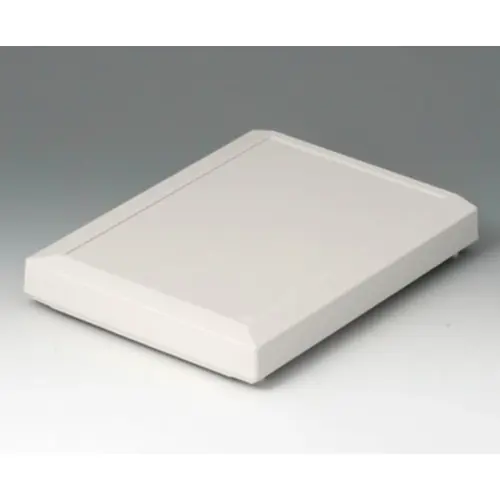 Abdeckung, M, flach, geschlossen, ABS, (B x H x T) 168 x 29 x 220 mm, weiß, für DATEC-TERMINAL M, Grundgehäuse Ausf. I, II, III, B4016617 Finale Aktion