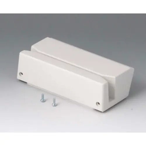 Abdeckung, M mit Schlitz, einteilig, geschlossen, ABS, (B x H x T) 134 x 38 x 67 mm, weiß, B4016917 Wochenendangebot