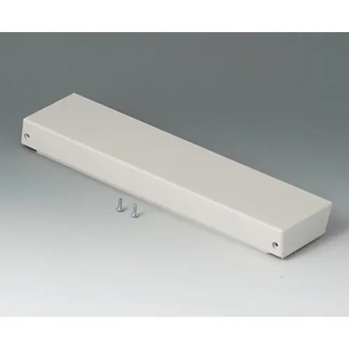 Abdeckung, L, flach, geschlossen, ABS, (B x H x T) 268 x 24 x 62 mm, weiß, B4030417 Echt