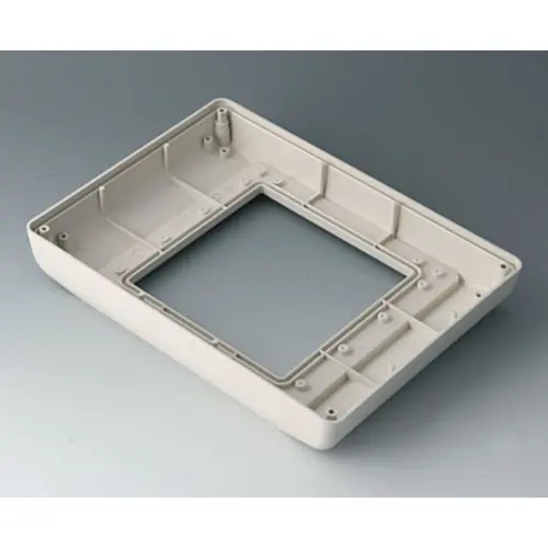 Abverkauf Gehäuseunterteil, ABS, (B x H x T) 225 x 35.5 x 165 mm, grauweiß, B4044757