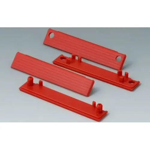 Abdeckstreifen, gerade, PC, (B) 80 mm, rot, C2201084 Preiswert