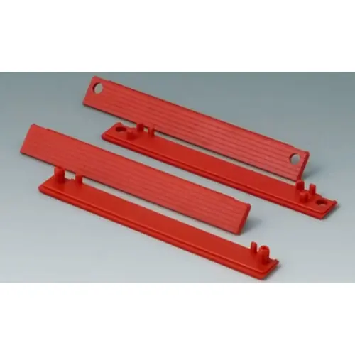Abdeckstreifen, gerade, PC, (B) 120 mm, rot, C2203124 Top-Preis
