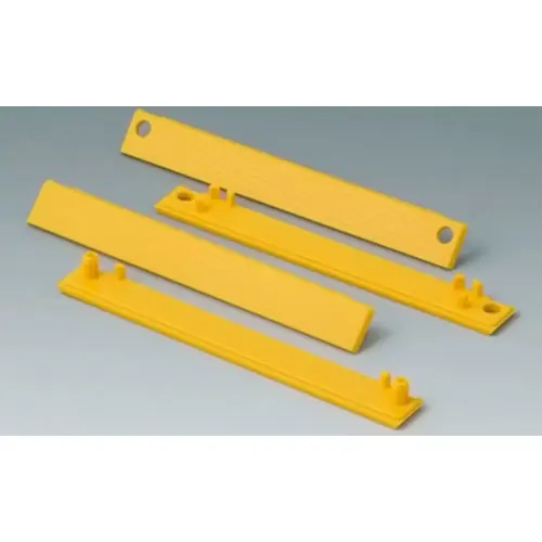 Abdeckstreifen, gerade, PC, (B) 120 mm, gelb, C2203125 Letzte Chance