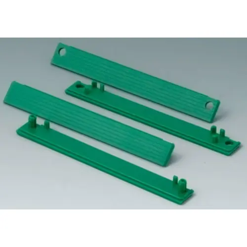 Abdeckstreifen, gerade, PC, (B) 120 mm, grün, C2203126 Expressversand