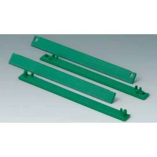 Abdeckstreifen, gerade, PC, (B) 160 mm, grün, C2204166 Markenware