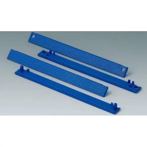 Abdeckstreifen, gerade, PC, (B) 160 mm, blau, C2204167 Billig