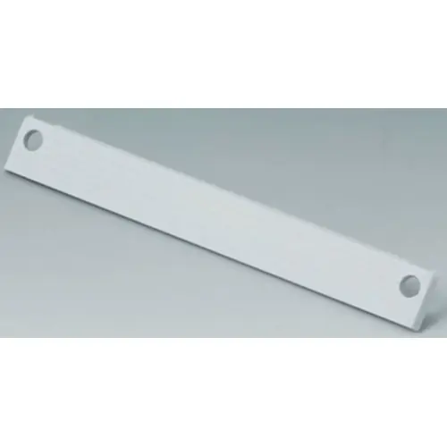 Abdeckstreifen, mit Aussparung, gerade, PC, (B) 120 mm, grau, C2211201 Geprüft