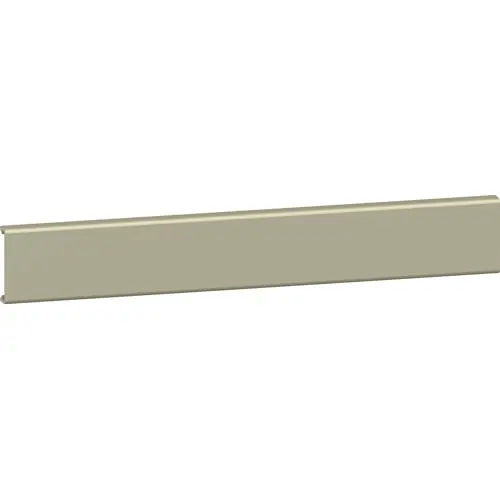 Abdeckung, PVC, (L x B) 2 m x 25 mm, grau, für Kabelkanalgehäuse, AK2CD25 Neue Kollektion