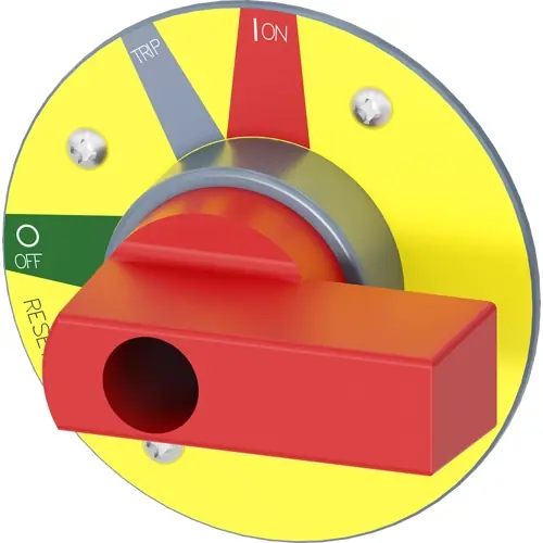 Zusatzgriff, (L x B x H) 36 x 70 x 70 mm, für Türkupplungsdrehantrieb Not-Halt 3VA6 150/250, 3VA9477-0GC05 Geprüft