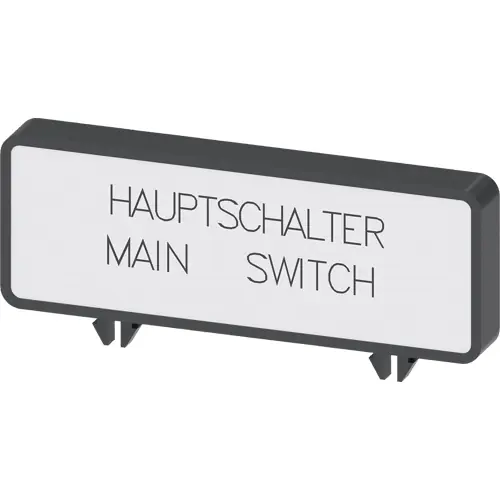 Zusatzschild, (L x B x H) 47 x 5 x 17 mm, für Serie 3LD3, 3LD9346-1A Günstig