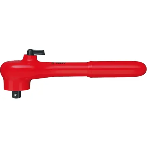 Markenware VDE 3/8 Zoll Knarre, Außenvierkant, L 190 mm, 98 31