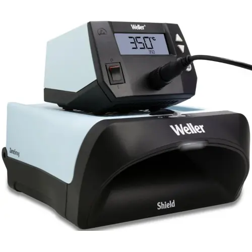 1-Kanal Lötstation und ZeroSmog Shield Set, WE-Serie, Weller T0053298391, 85 W, 230 V Schnäppchen