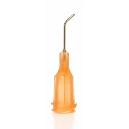 Dosiernadel, gebogen 45°, (L) 12.7 mm, orange, Gauge 23, Innen-Ø 0.33 mm, 923050-45BTE, Packung mit 50 Stück Schneller Versand