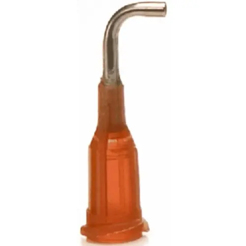 Aktuell Dosiernadel, gebogen 90°, (L) 12.7 mm, amber, Gauge 15, Innen-Ø 1.37 mm, 915050-90BTE, Packung mit 50 Stück