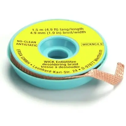 Sofort Bestellen Entlötlitze, 4.9 mm, 1.5 m, No-Clean, Ersa 0WICKNC4.9/10, Packung mit 10 Stück